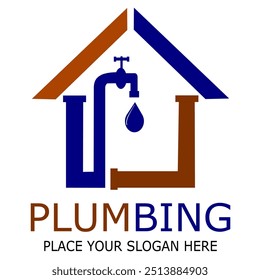 PLUMBING PLACE YOUR SLOGAN HERE VEKTOR