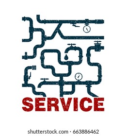 Plumbing service design for the vector