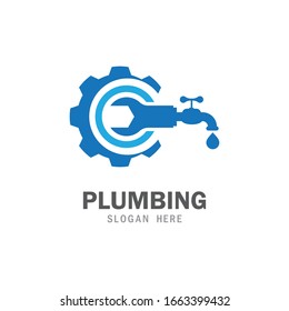 Plumbing Service Icon Logo Creative Vector Illustrattion