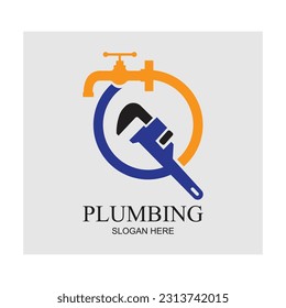 Logo des Installations-Service-Symbols kreative Vektorgrafik