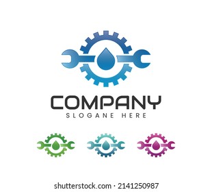 Plumbing and service logo design