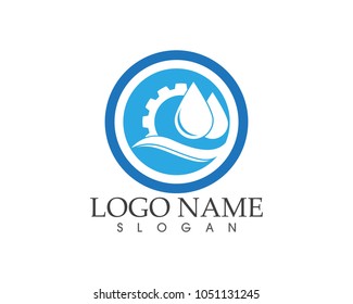 Plumbing service logo design concept