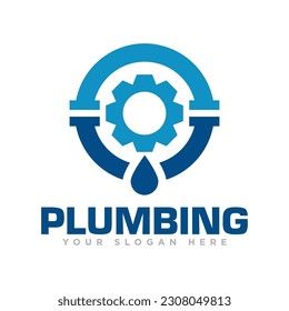 Plumbing Service Logo Design Illustration