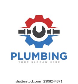 Plumbing Service Logo Design Illustration