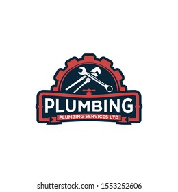 Plumbing Service Logo Design Modern Logo Stock Vector (Royalty Free ...