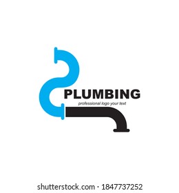 Plumbing Service logo designs Template with water symbol, Plumbing logo designs vector
