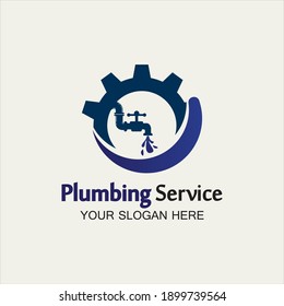 Plumbing Service Logo icon vector illustration design Template.Plumbing logo.Plumbing service icon logo creative vector illustration