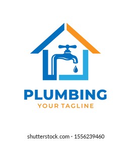 Plumbing Service Logo Template Design Vector