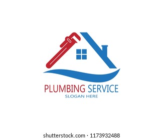 Plumbing service logo vector 