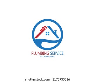 Plumbing service logo vector