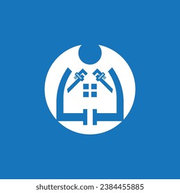 Plumbing service logo vector template illustration