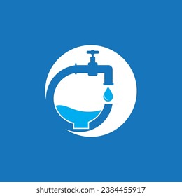 Klempnerdienstlogo, Vektorgrafik