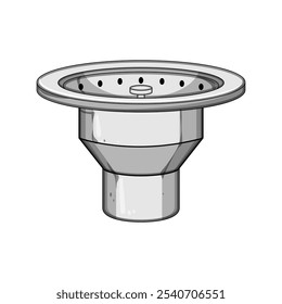 encanamento dissipador dreno desenho animado. tubo de água, limpeza da cozinha, manutenção reparação encanamento dissipador dreno sinal. símbolo isolado vetor ilustração