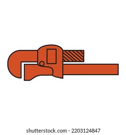 plumbing tool vector art logo