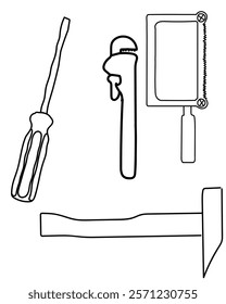 Plumbing Tools vector tools are essential digital resources for architects, engineers, and designers tools typically use vector graphics to create precise,scalable illustrations.