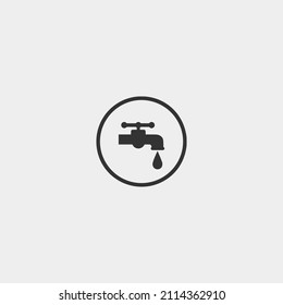 Plumbing vector icon illustration sign