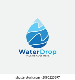 plumbing water logo icon vector template.