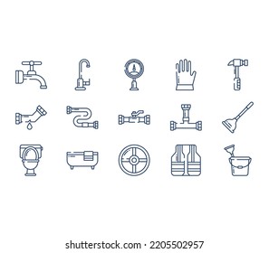 Symbol für Installationsarbeiten und Ausrüstung