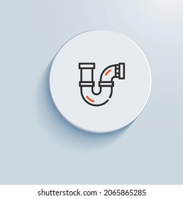 plumbing work icon vector design