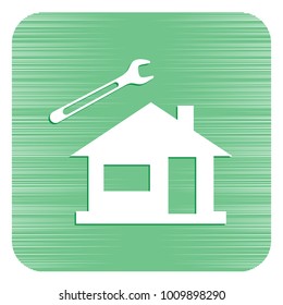 Plumbing work symbol icon. Vector illustration
