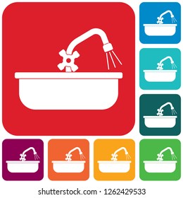 Plumbing work symbol icon. Vector illustration