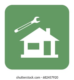 Plumbing work symbol icon. Vector illustration