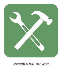 Plumbing work symbol icon. Vector illustration