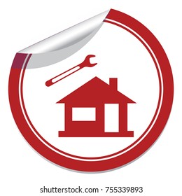 Plumbing work symbol icon. Vector illustration
