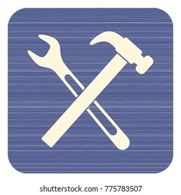 Plumbing work symbol icon. Vector illustration