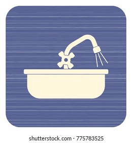Plumbing work symbol icon. Vector illustration