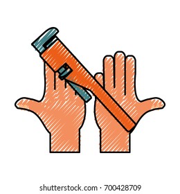 Plumbing wrench isolated