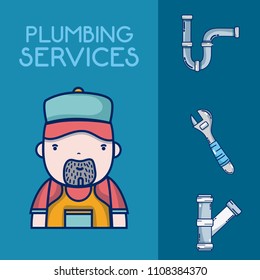 Plumbling service concept