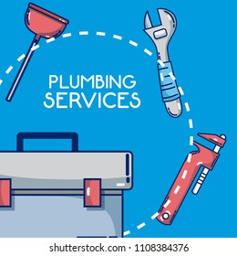 Plumbling service concept