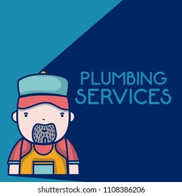 Plumbling service concept