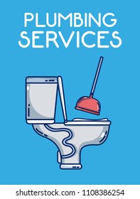 Plumbling service concept