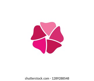Plumeria flower icon vector illustration design logo template - Vector