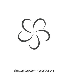 Plumeria Logo Template vector symbol nature