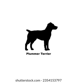 Plummer Terrier dog silhouette dog breeds Animal Pet