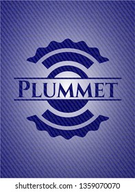 Plummet denim background