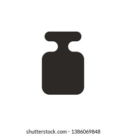 Plummet, reference, weight vector icon. Simple element illustration from UI concept. Plummet, reference, weight vector icon. Finance concept vector illustration.