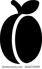 Plump glyph icon design style