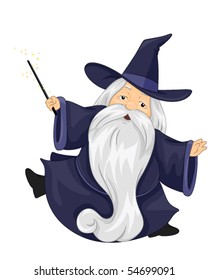 Plump Wizard - Vector