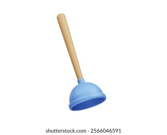 plunger 3D icon illustration 3d rendering