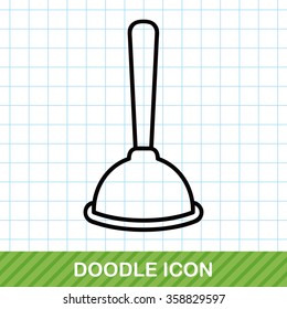 plunger doodle