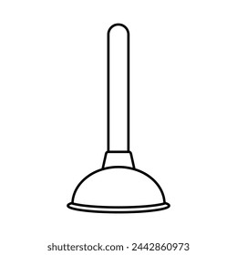 icono del émbolo, ilustración vectorial plana aislada sobre fondo blanco
