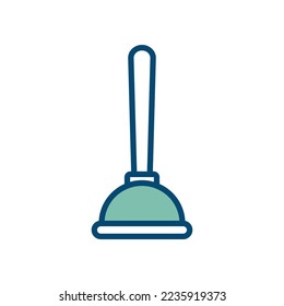 plunger icon vector design template in white background