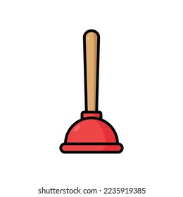 plunger icon vector design template in white background