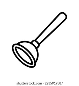 plunger icon vector design template in white background