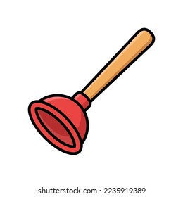 plunger icon vector design template in white background