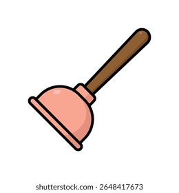 plunger icon vector design template simple and clean